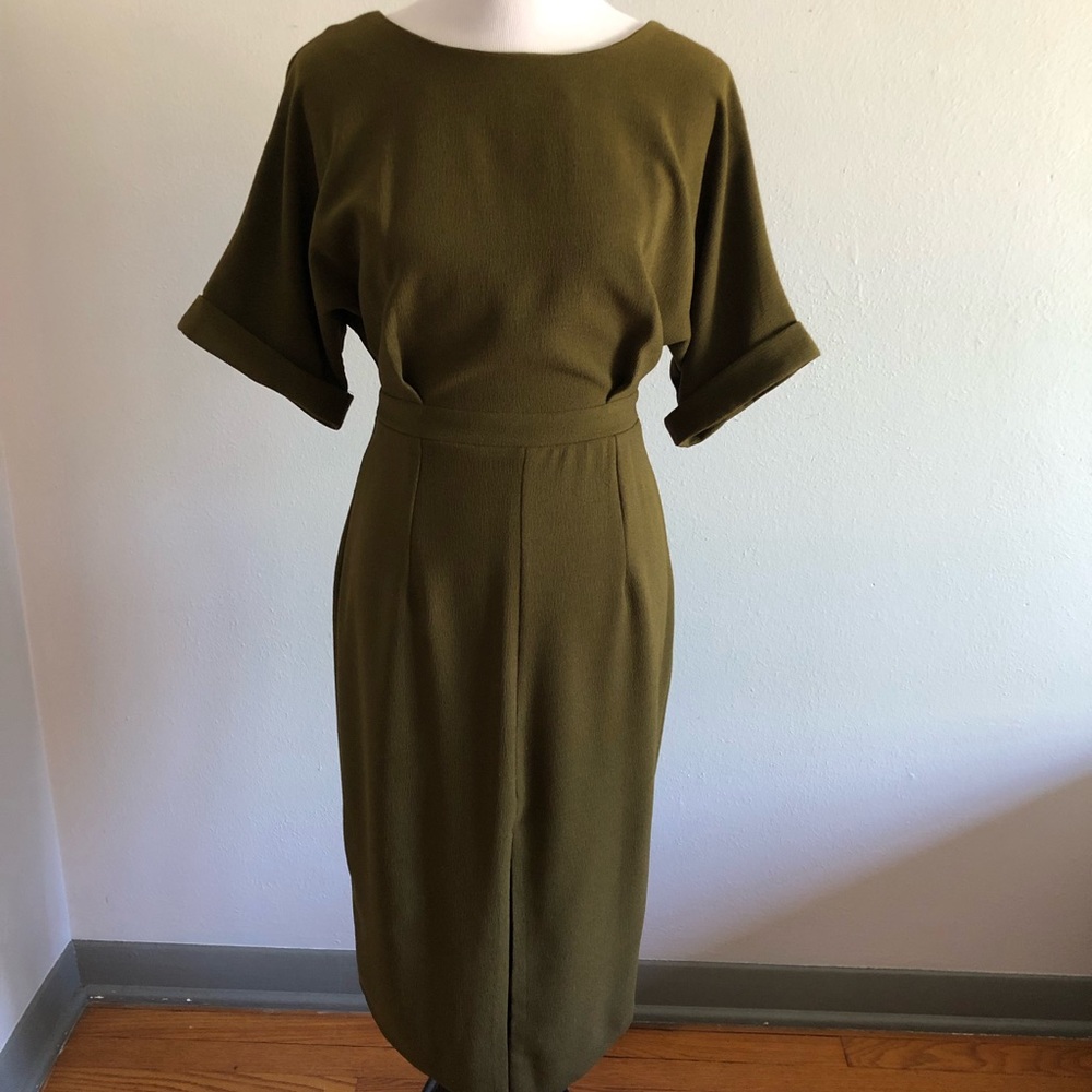 ASOS | Olive Green Dress | Size 6